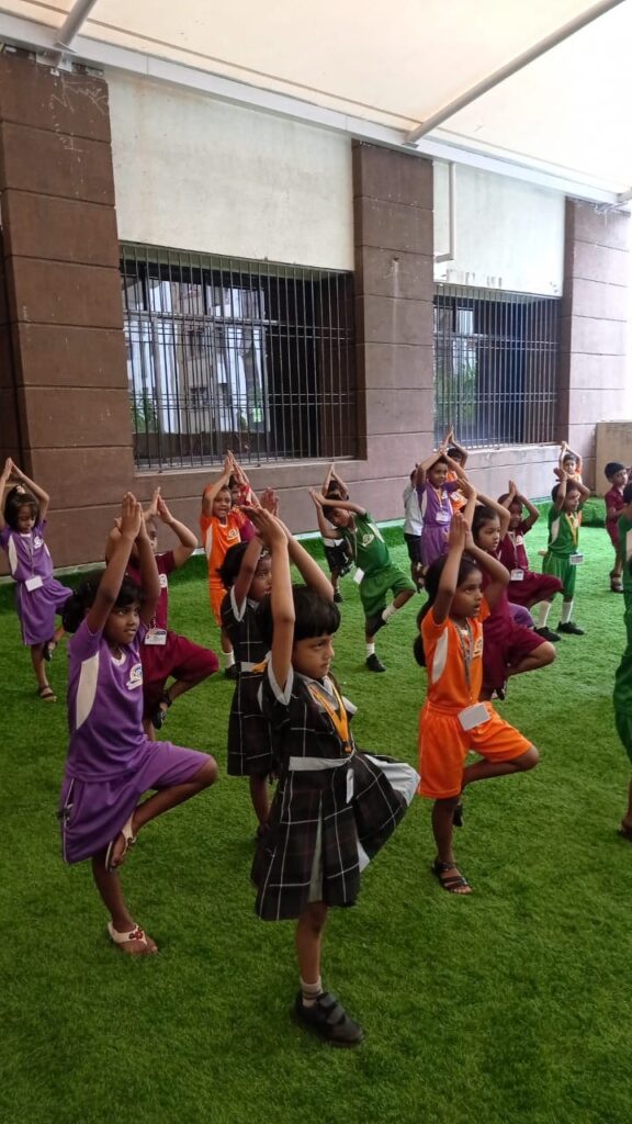 Yoga Day 2022 at K.P.C. Public School