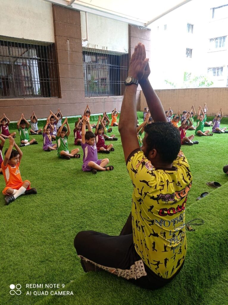 Yoga Day 2022 at K.P.C. Public School