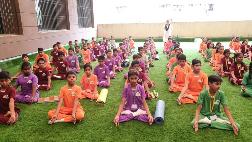 Yoga Day 2022 at K.P.C. Public School