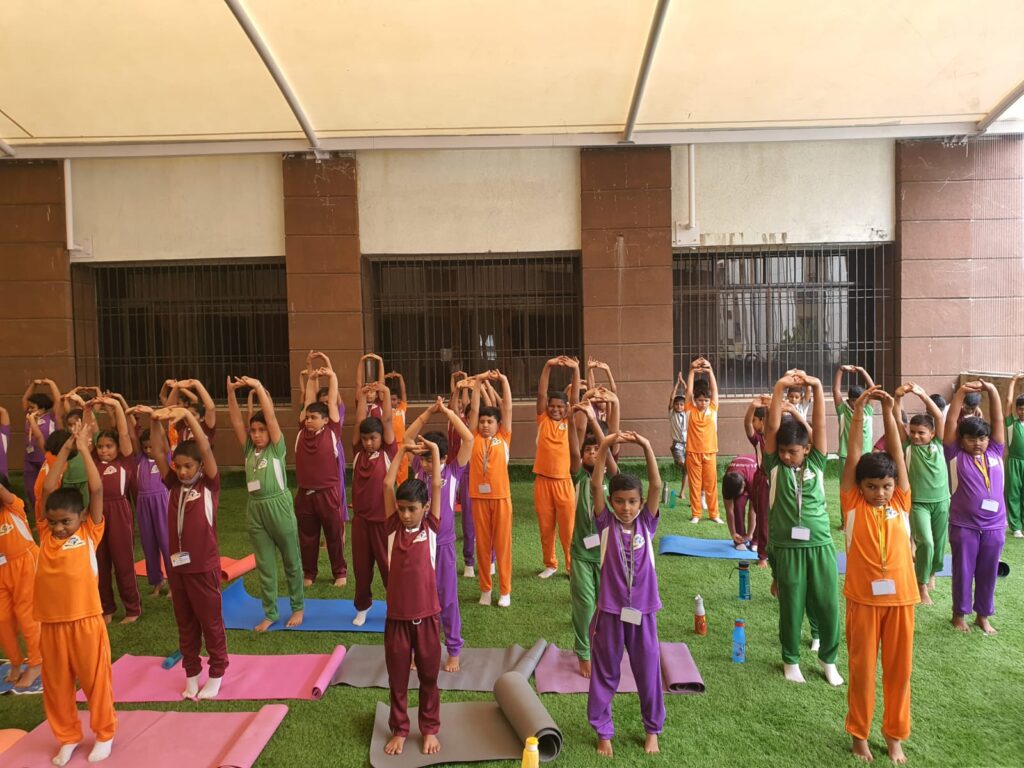 Yoga Day 2022 at K.P.C. Public School