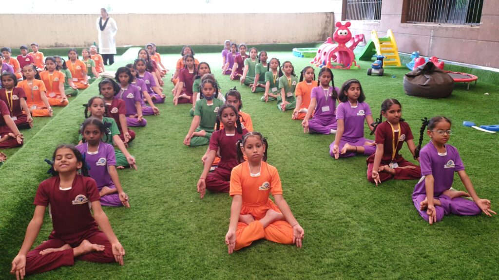 Yoga Day 2022 at K.P.C. Public School